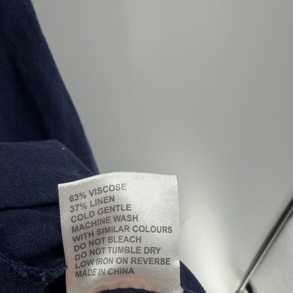 Haven Women's Sardinia Linen/Viscose Blend Maxi Dress - Riviera Blue - XS/S - Picture 7 of 9